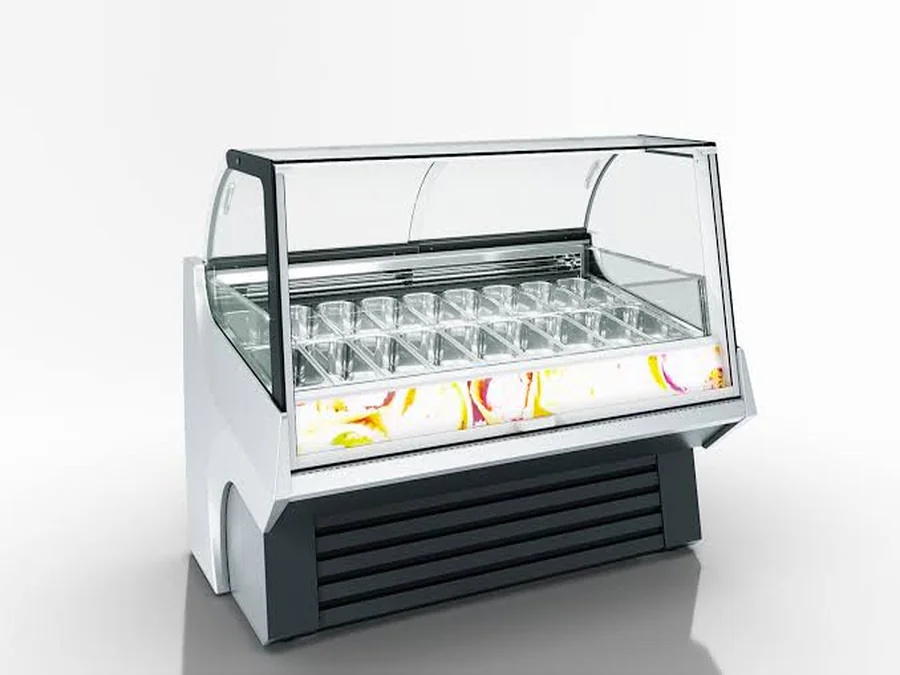 Comptoir de glacier en boutique
